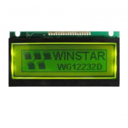 WG12232D-YFH-V#A Winstar Display внешний вид корпуса LCD 59.0x29.3x5.5mm