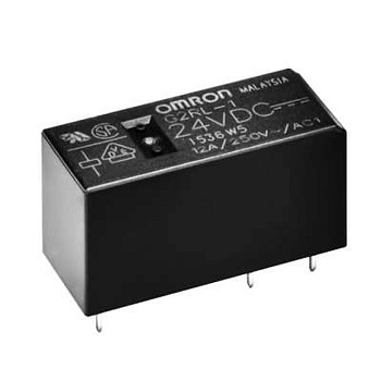 G2RL14E12DC Omron внешний вид корпуса G2RL 29.0x12.7x15.7mm