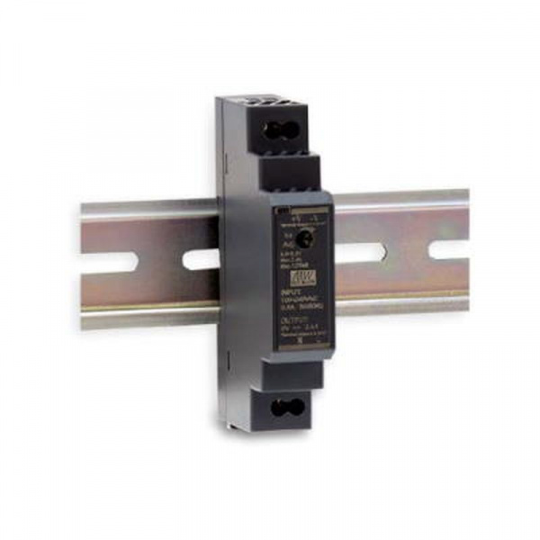 HDR-15-5 Mean Well внешний вид корпуса HDR-15 17.5x90x54.5mm