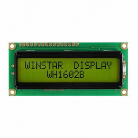 WH1602B-NYG-CT Winstar Display внешний вид корпуса LCD 80.0x36.0x10.2mm