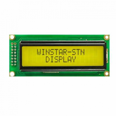 WH1602B-YYH-CTK# Winstar Display внешний вид корпуса LCD 80.0x36.0x10.2mm