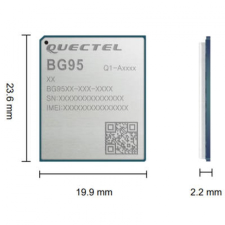 BG95M3LATEA-64-SGNS Quectel Wireless Solutions внешний вид корпуса 
