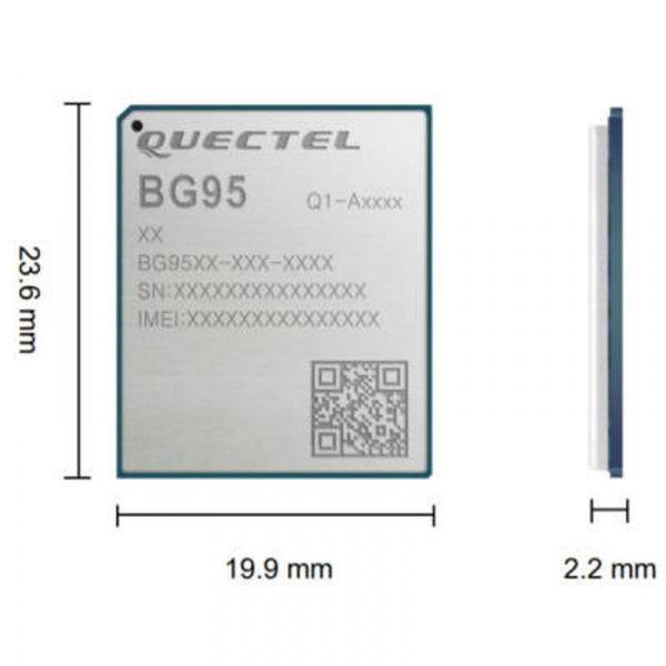 BG95M3LATEA-64-SGNS Quectel Wireless Solutions внешний вид корпуса 