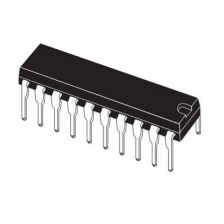 AT89C4051-12PU Microchip Technology внешний вид корпуса DIP-20