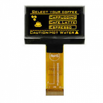 WEO012864AWAP3N00000 Winstar Display внешний вид корпуса OLED 42.04x27.22x1.45mm