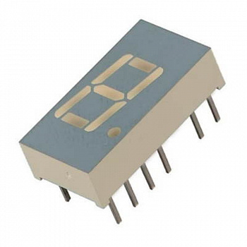 SA04-11GWA Kingbright Electronics внешний вид корпуса LED TH 9.8x18.75x5.08mm