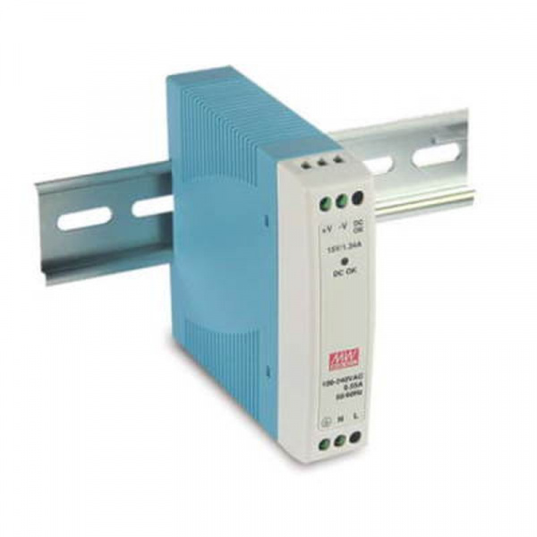 MDR-10-12 Mean Well внешний вид корпуса MDR-10 22.5x90x100mm