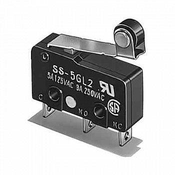 SS01GL2F Omron внешний вид корпуса SS 19.8x6.4x10.2mm