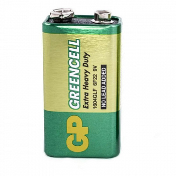 BAT [9V]1604G GREENCELL GP внешний вид корпуса 