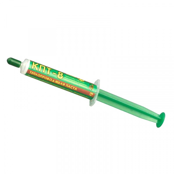 Паста теплопроводная КПТ-8 20гр Connector внешний вид корпуса 
