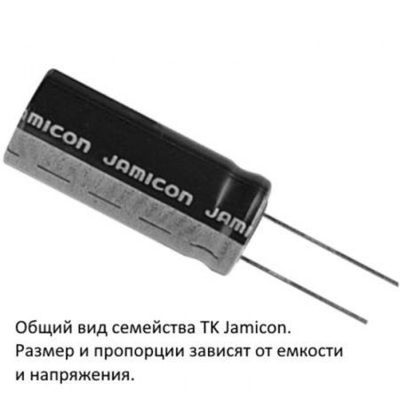 TKR101M1CD11M Jamicon внешний вид корпуса ECAP d5x11mm