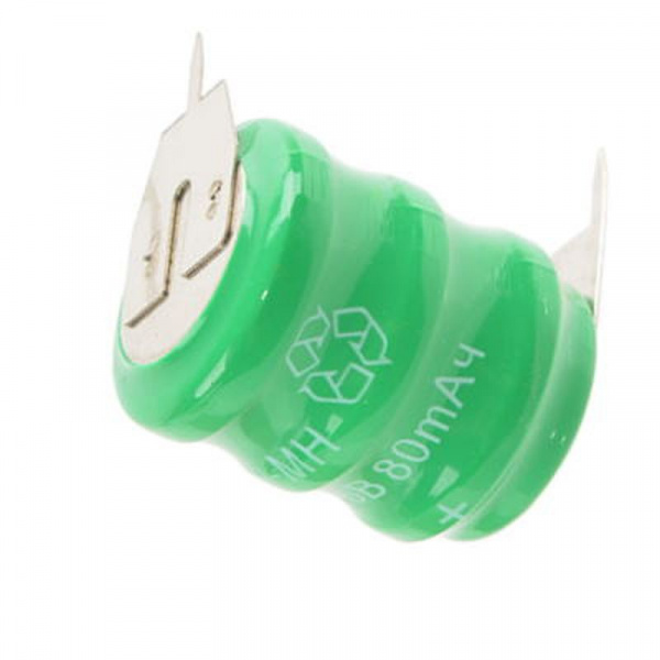 ACC 3.6V 80mAh 80BVH Robiton внешний вид корпуса d16.5x19.5 mm