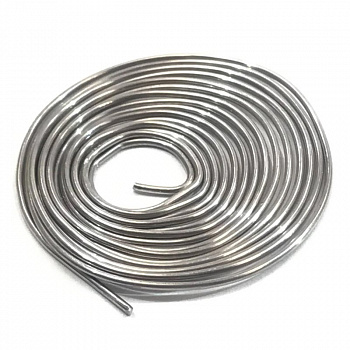 Припой ПОС-61 трубка 0.8 спираль 1м ЗПМП внешний вид корпуса 