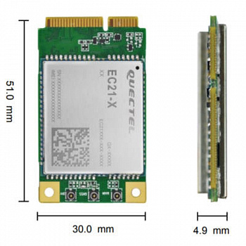 EC21EUXGATEA-128-SGNS Quectel Wireless Solutions внешний вид корпуса 
