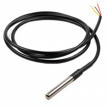 DS18b20 Waterproof temperature sensor HK Shanhai Group внешний вид корпуса WTS d6x50mm with cable
