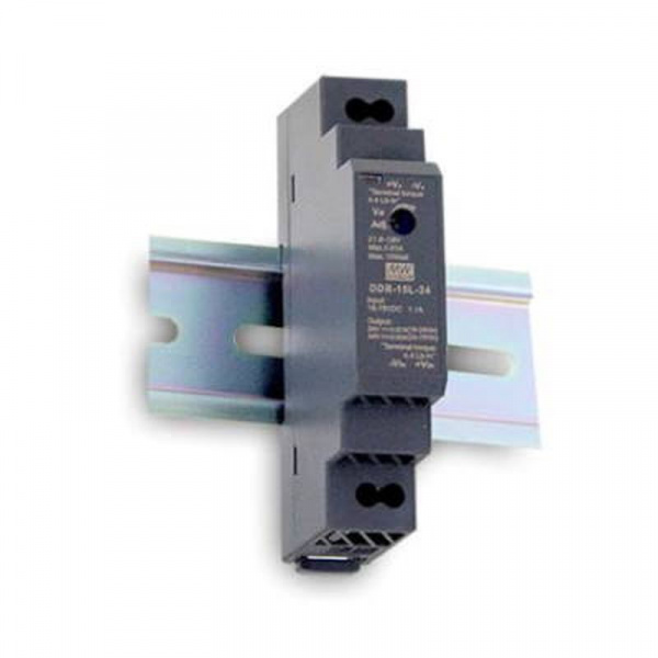 DDR-15L-24 Mean Well внешний вид корпуса DDR-15 17.5x90x54.5mm