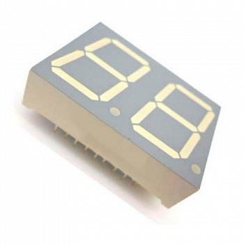 DC56-11GWA Kingbright Electronics внешний вид корпуса LED TH 25.0x19.05x8.0mm