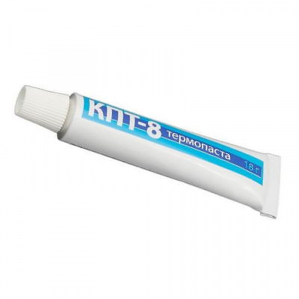 Паста теплопроводная КПТ-8 18гр тюб Connector внешний вид корпуса 