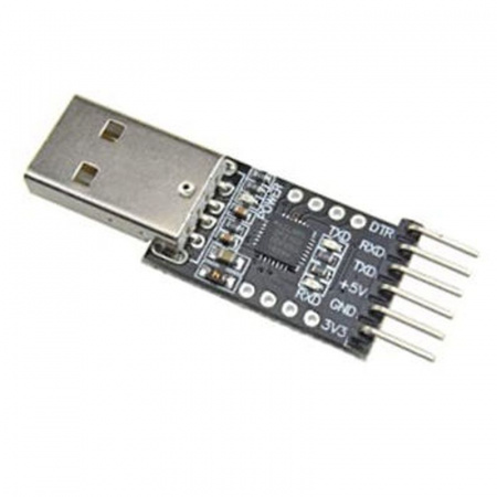 CP2102 USB to TTL module Shenzhen LC Technology внешний вид корпуса CP2102 25.8x16.6mm