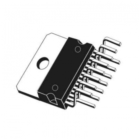 TDA7496 ST Microelectronics внешний вид корпуса MULTIWATT15