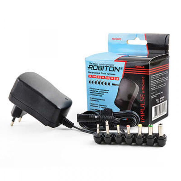 ADAPTER TN1000S 1000mA Robiton внешний вид корпуса 
