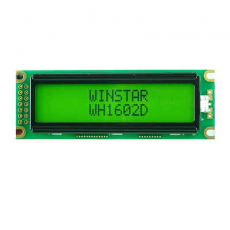 WH1602D-YYK-CTK# Winstar Display внешний вид корпуса LCD 85.0x30.0x10.2mm