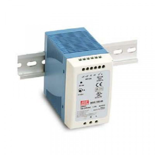 MDR-100-24 Mean Well внешний вид корпуса MDR-100 55x90x100mm