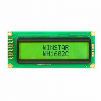 WH1602C-YYH-CTK# Winstar Display внешний вид корпуса LCD 85.0x36.0x13.2mm