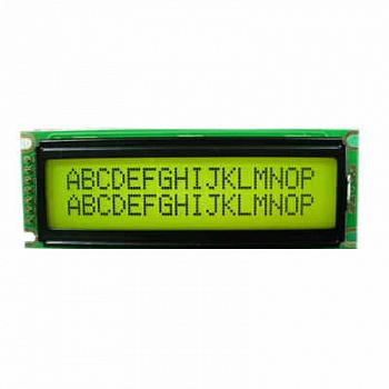 WH1602D-YGH-CTK# Winstar Display внешний вид корпуса LCD 85.0x30.0x10.2mm