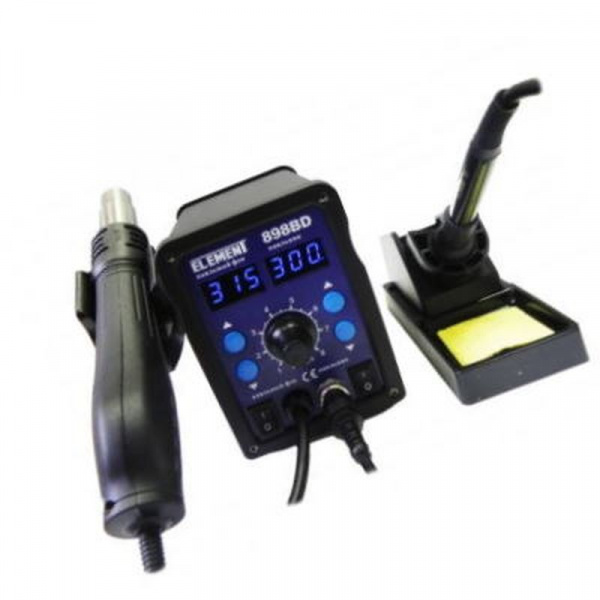 Паяльная станция ELEMENT 898BD Element внешний вид корпуса 