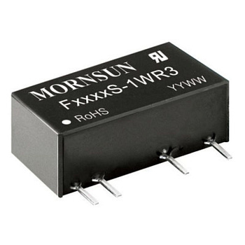 F0505S-1WR3 Mornsun внешний вид корпуса SIP-7(4pins)