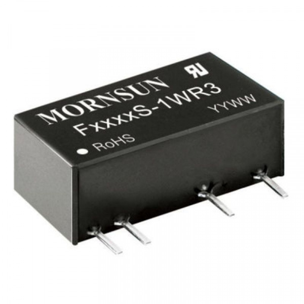 F0505S-1WR3 Mornsun внешний вид корпуса SIP-7(4pins)