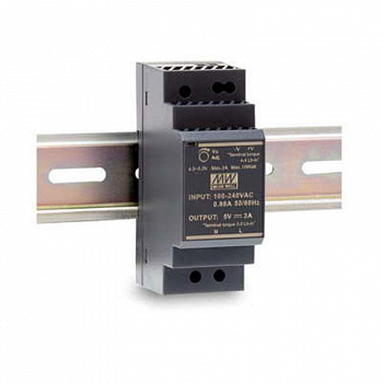 HDR-30-24 Mean Well внешний вид корпуса HDR-30 35x90x54.5mm