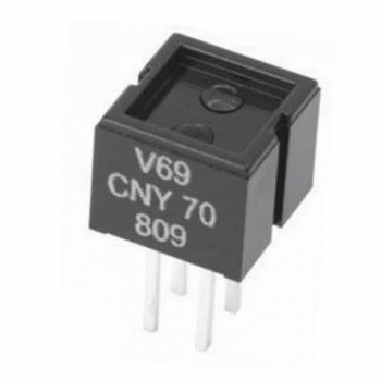 CNY70 Vishay Intertechnology внешний вид корпуса PHT TH 7x7x6mm