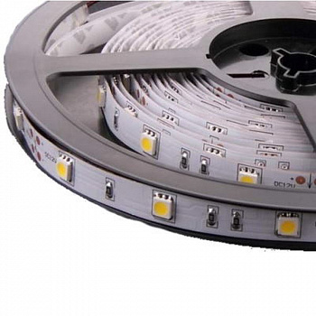Светодиодная лента 5050SMD-30LED.m-12V-21Lm.LED-IP33-5m.White DKO внешний вид корпуса 