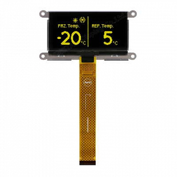 WEF012864QWPP3N00000 Winstar Display внешний вид корпуса OLED 89.7x47.2x3.4mm