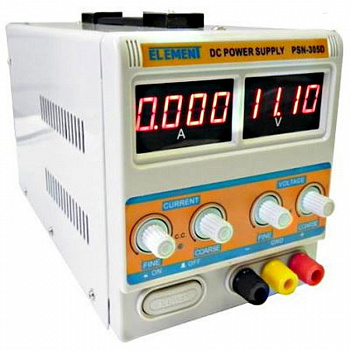 Лабораторный блок питания  ELEMENT 305D Element внешний вид корпуса 