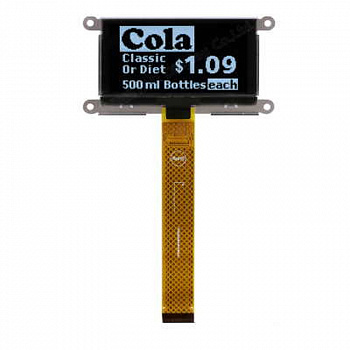 WEF012864QLPP3N00000 Winstar Display внешний вид корпуса OLED 89.7x47.2x3.4mm