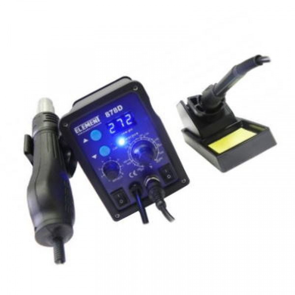 Паяльная станция ELEMENT 878D Element внешний вид корпуса 