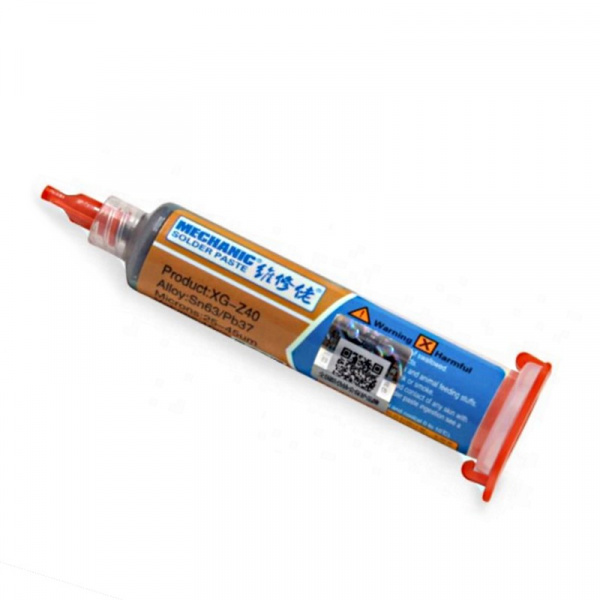 Паста паяльная Mechanic XG-Z40 Mechanic внешний вид корпуса 