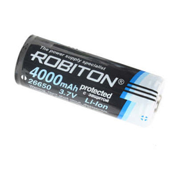 ACC 3.6V 4000mAh Li26650 Robiton внешний вид корпуса d26x73 mm