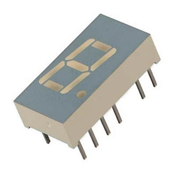 SA04-11EWA Kingbright Electronics внешний вид корпуса LED TH 9.8x18.75x5.08mm