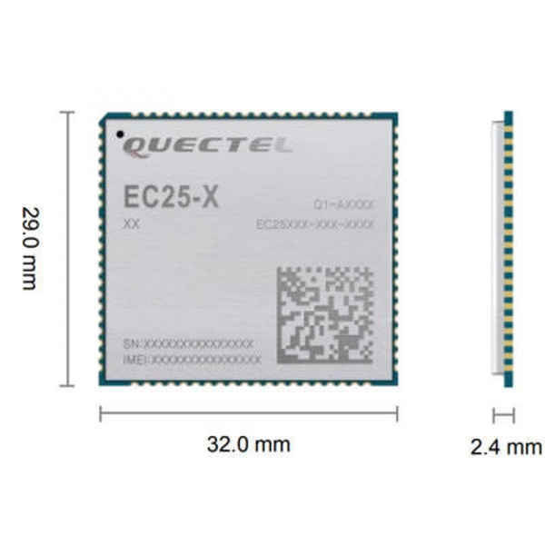 EC25EUGA-512-SGNS Quectel Wireless Solutions внешний вид корпуса 